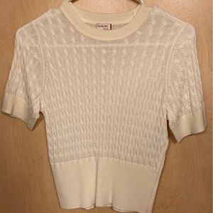 Aritzia Sunday Best cropped sweater